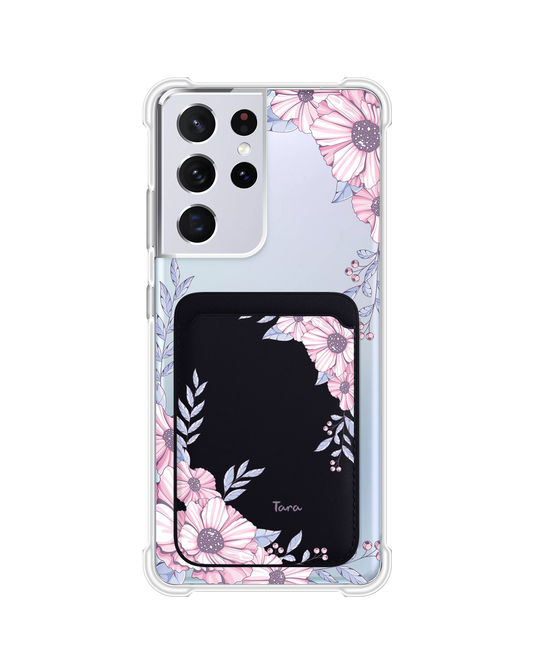 เคสกระเป๋าสตางค์แม่เหล็ก Android - Pink Blossom