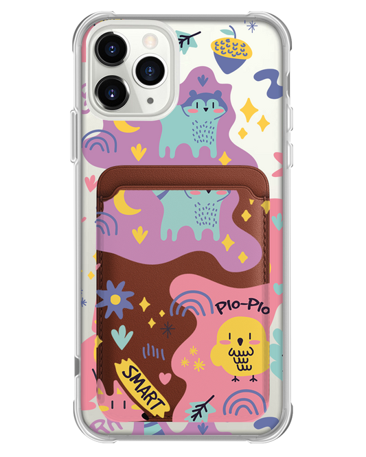 حافظة محفظة مغناطيسية للآيفون - بيو إن فريندز