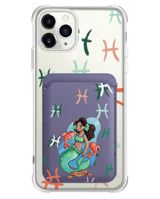 حافظة محفظة مغناطيسية للآيفون - برج الحوت