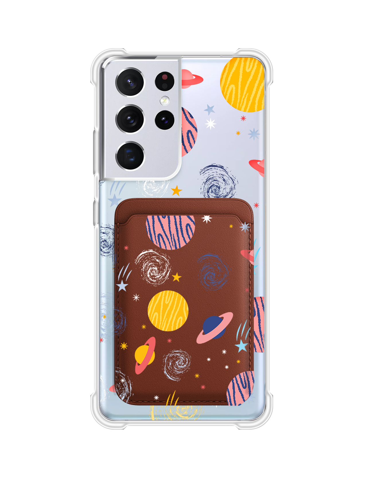 Android Magnetic Wallet Case - Planetarium 2.0