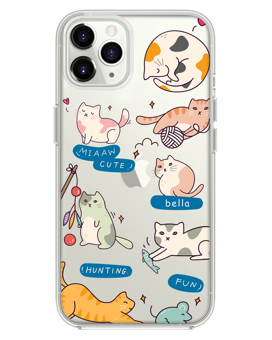 واقي خلفي هجين لجهاز iPhone - Playful Cat 2.0