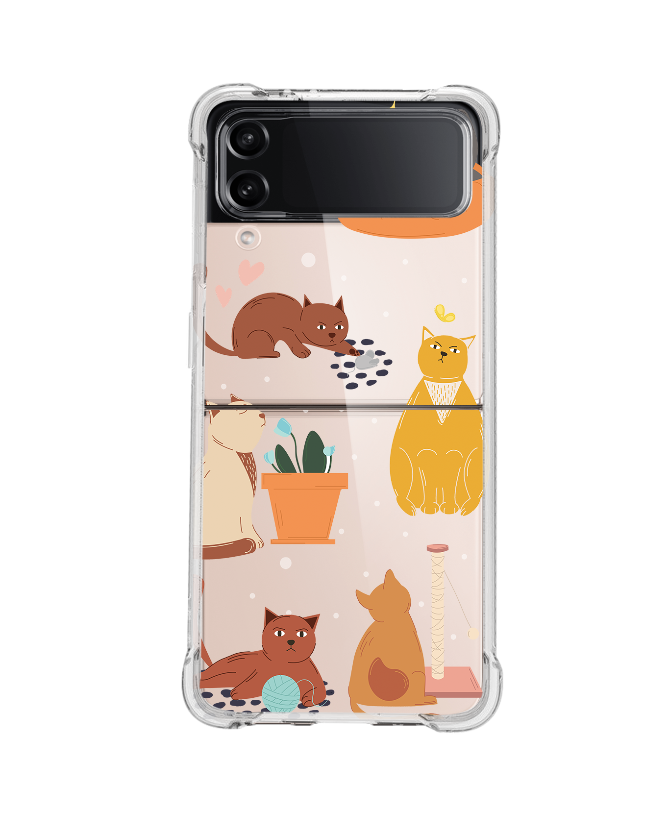 Android Flip / Fold Rearguard Hybrid - Playful Cat 1.0
