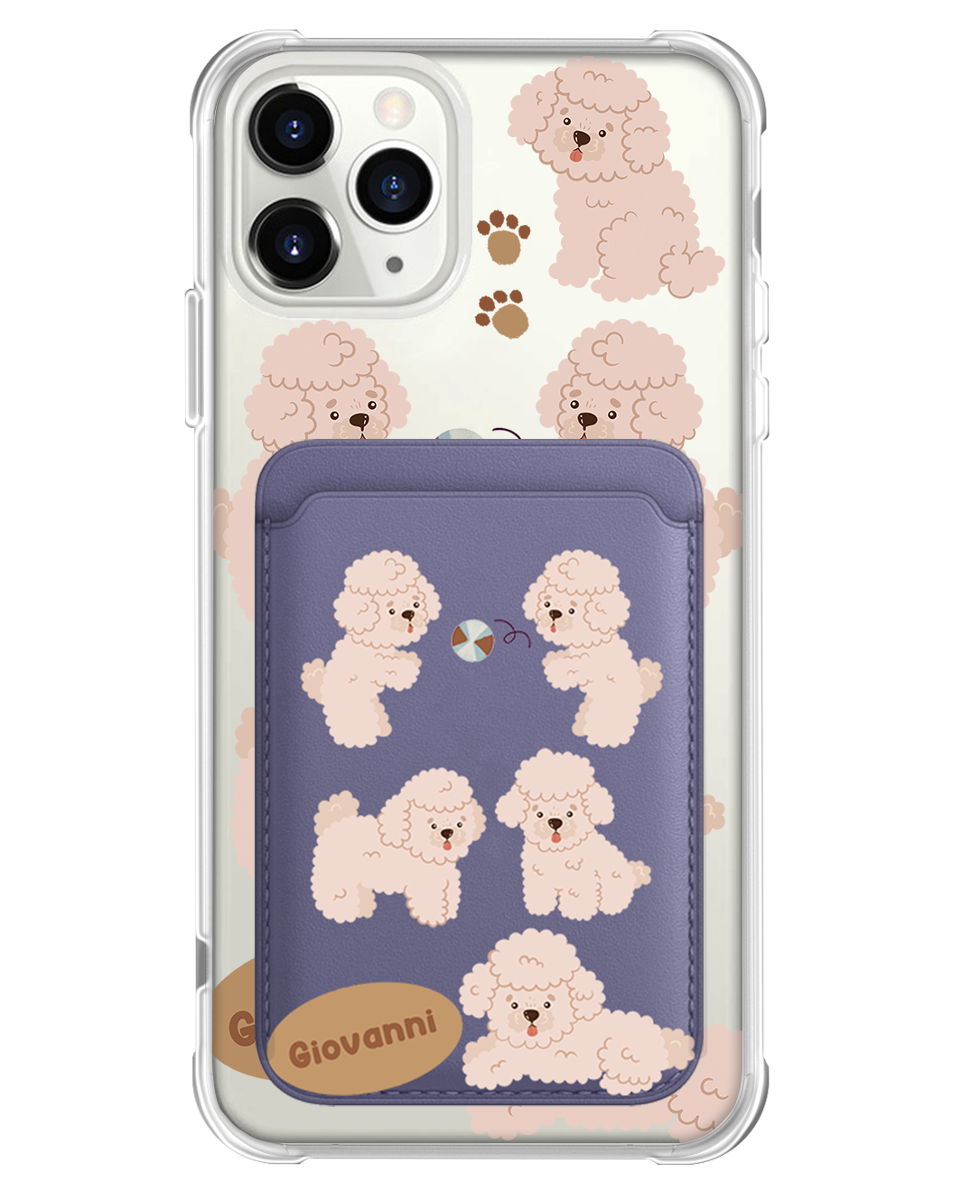 iPhone Magnetic Wallet Case - Poodle Squad 2.0