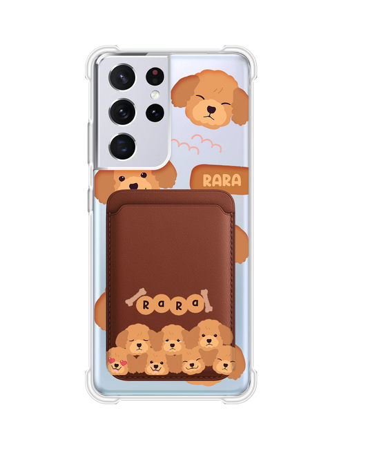 เคสกระเป๋าสตางค์แม่เหล็กสำหรับ Android - Poodle Squad 3.0