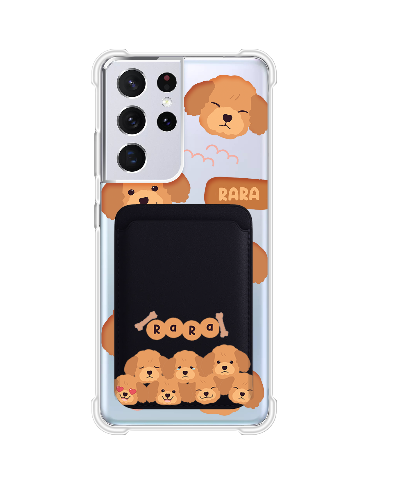 เคสกระเป๋าสตางค์แม่เหล็กสำหรับ Android - Poodle Squad 3.0