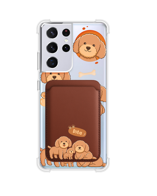 เคสกระเป๋าสตางค์แม่เหล็กสำหรับ Android - Poodle Squad 4.0
