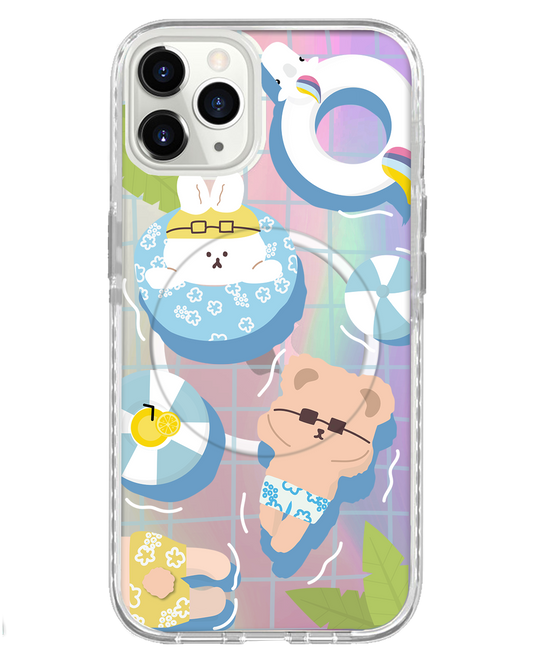 iPhone Rearguard Holo - สี Pool Party Blue