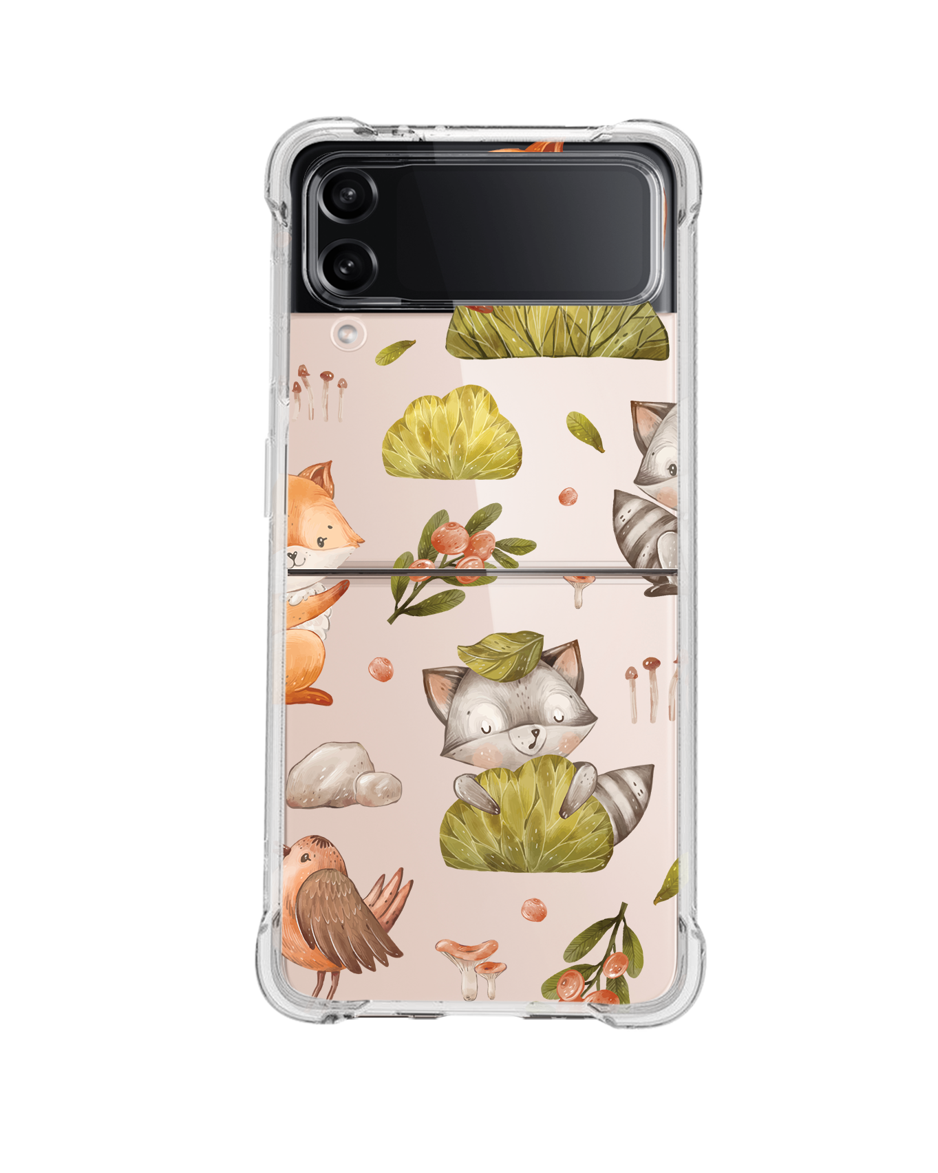 Android Flip / Fold Rearguard Hybrid - Racoon and Friends