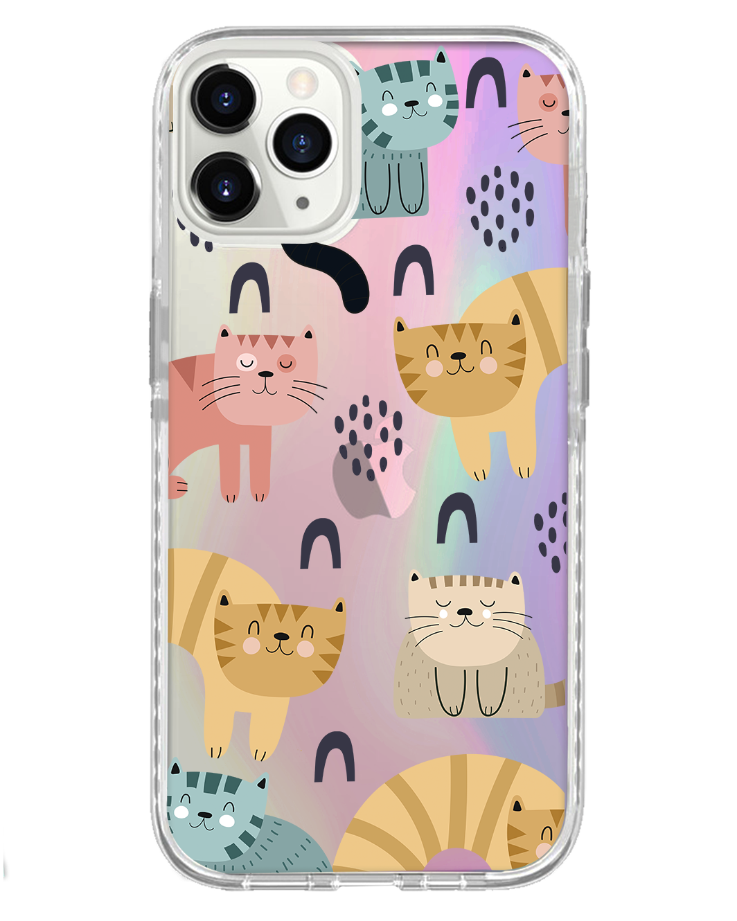 เคส iPhone Rearguard Holo - Rainbow Meow 1.0