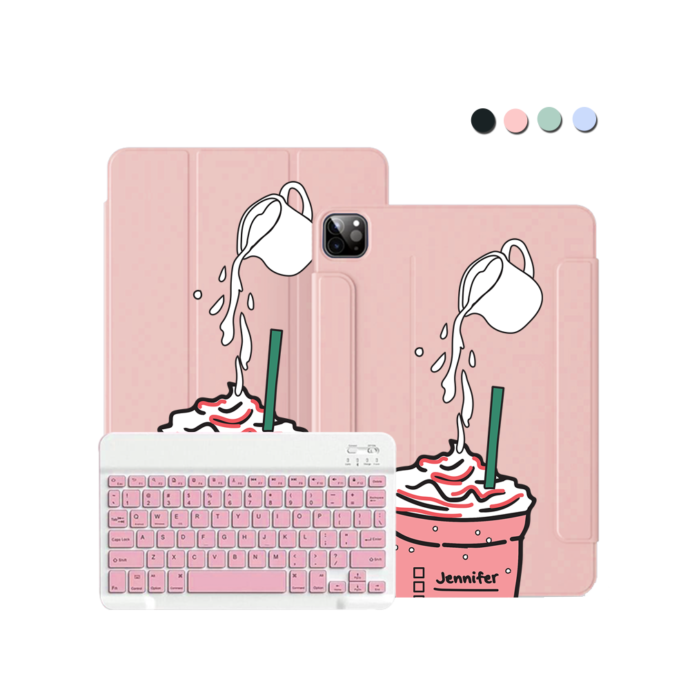 ฝาพับคีย์บอร์ดไร้สายสำหรับ iPad / Android - Raspberry Frappe