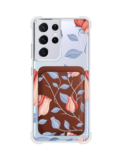 เคสกระเป๋าสตางค์แม่เหล็ก Android - Red Tulip