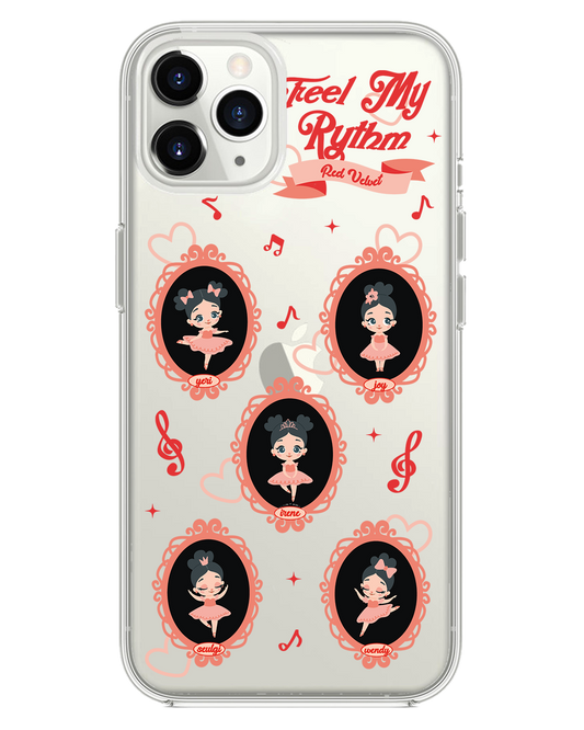 واقي خلفي هجين للآيفون - ريد فيلفيت، اشعر بإيقاعي