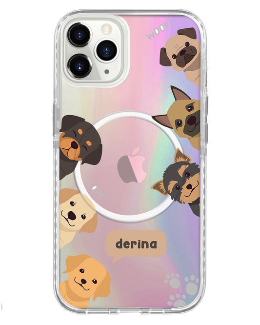 حماية خلفية للآيفون Holo - Ruff Family 1.0