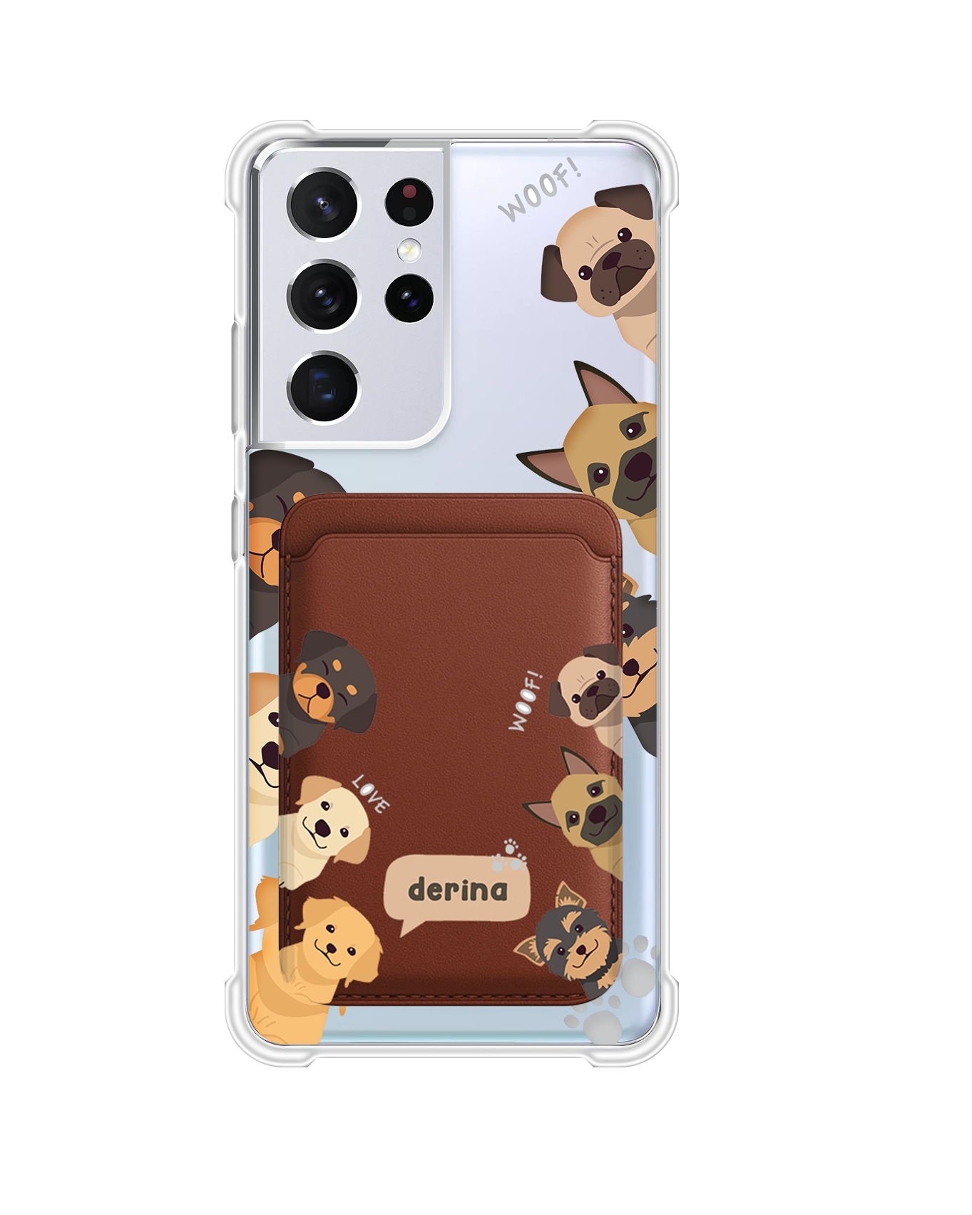 เคสกระเป๋าสตางค์แม่เหล็กสำหรับ Android - Ruff Family 1.0