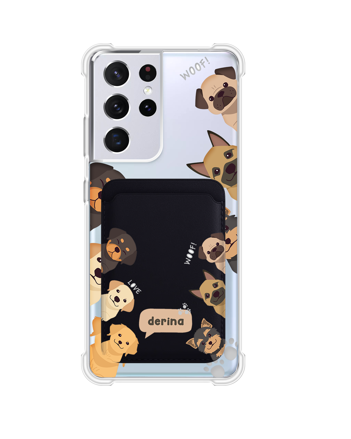 เคสกระเป๋าสตางค์แม่เหล็กสำหรับ Android - Ruff Family 1.0