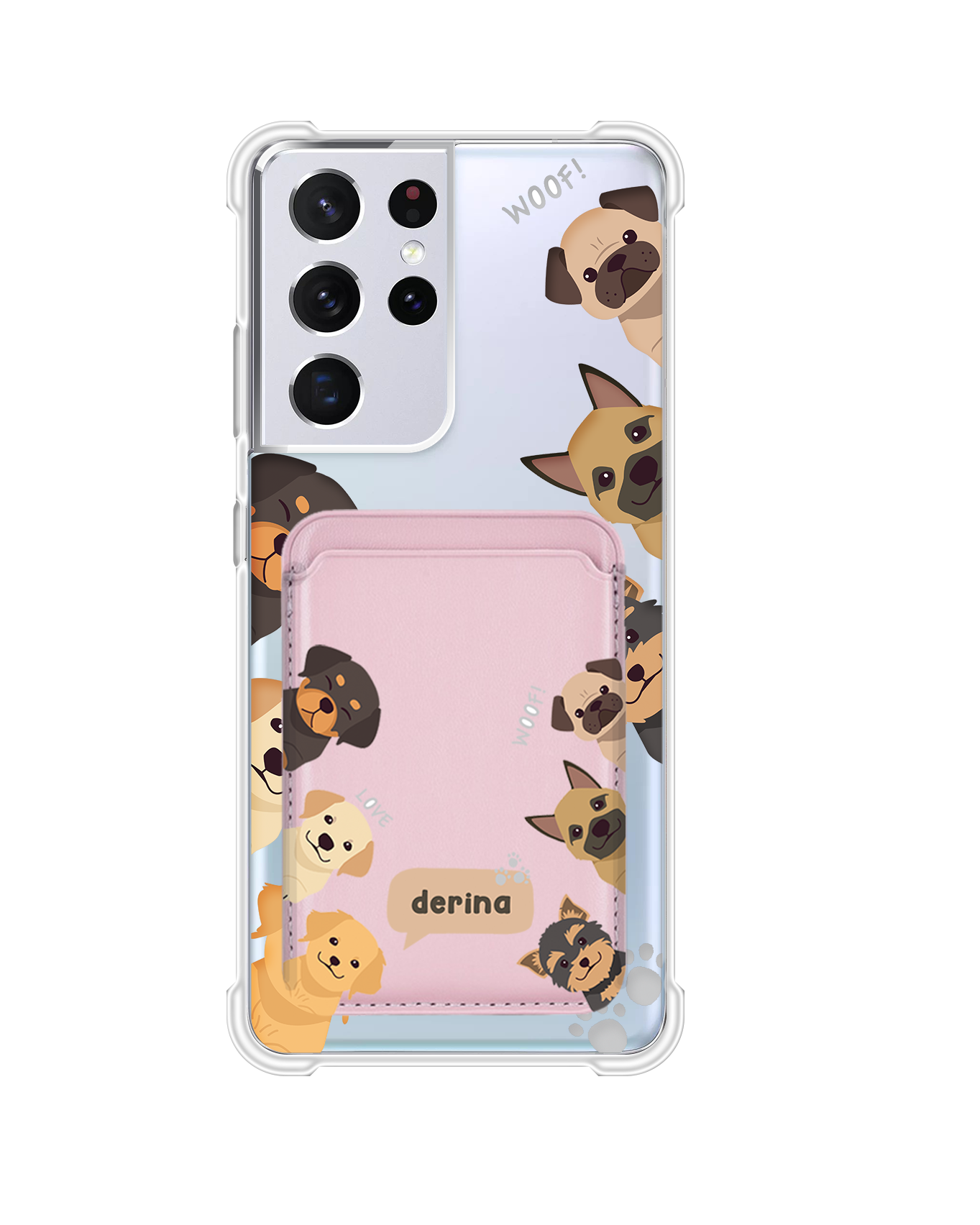 เคสกระเป๋าสตางค์แม่เหล็กสำหรับ Android - Ruff Family 1.0