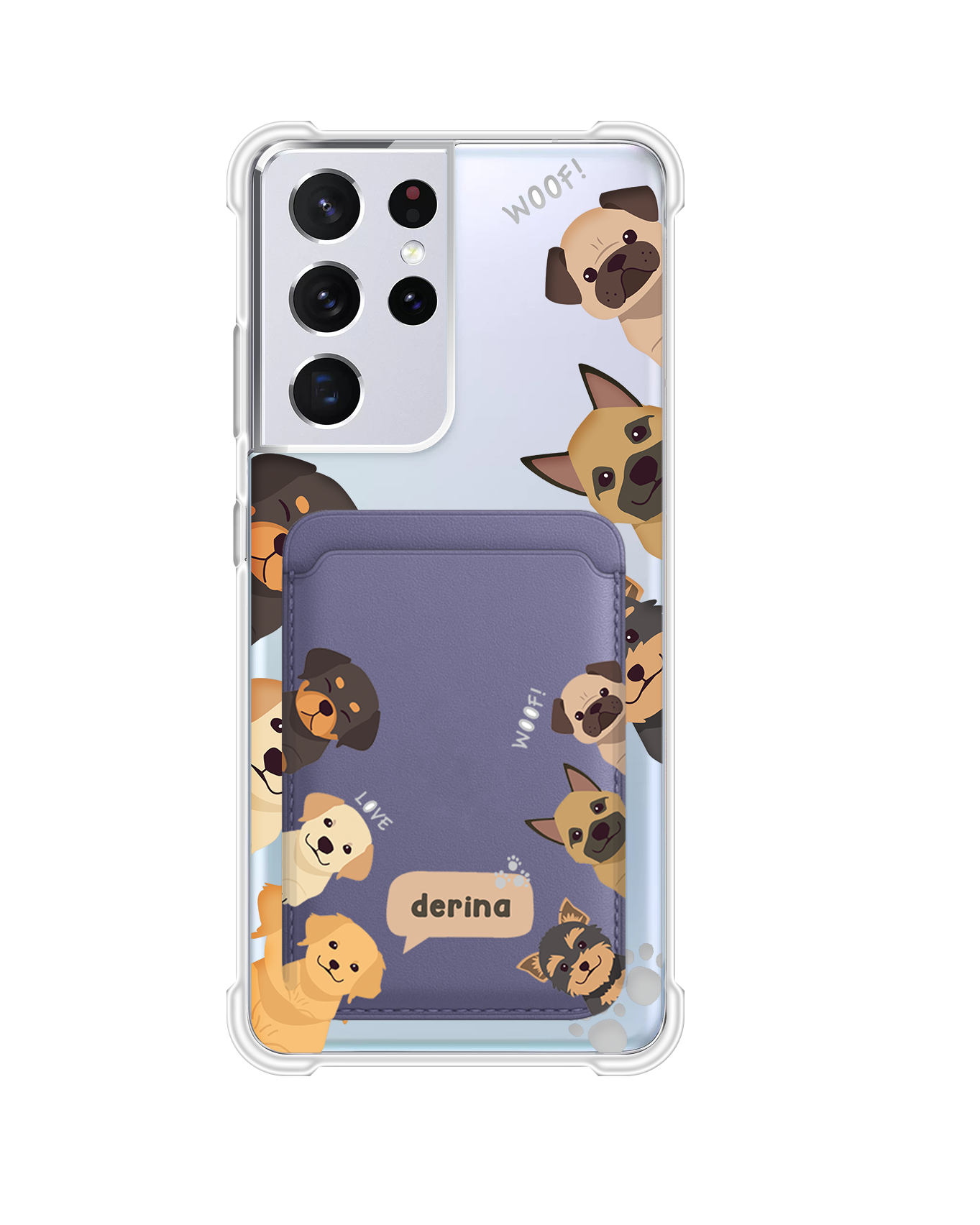 เคสกระเป๋าสตางค์แม่เหล็กสำหรับ Android - Ruff Family 1.0