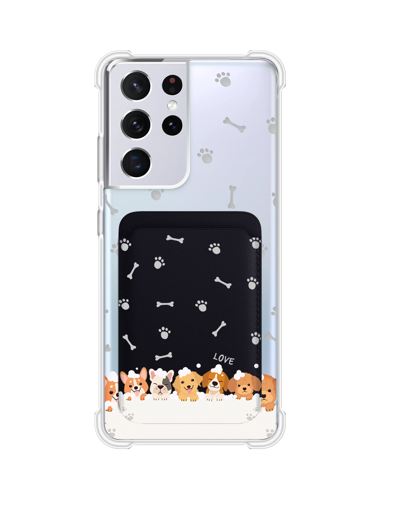 เคสกระเป๋าสตางค์แม่เหล็กสำหรับ Android - Ruff Family 2.0