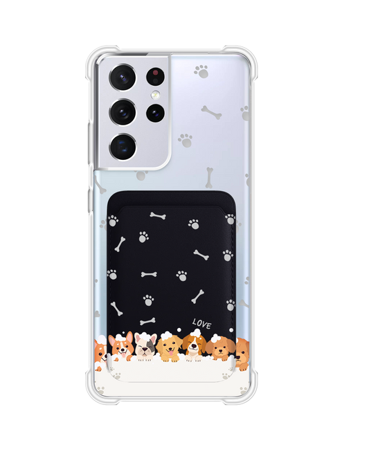 เคสกระเป๋าสตางค์แม่เหล็กสำหรับ Android - Ruff Family 2.0