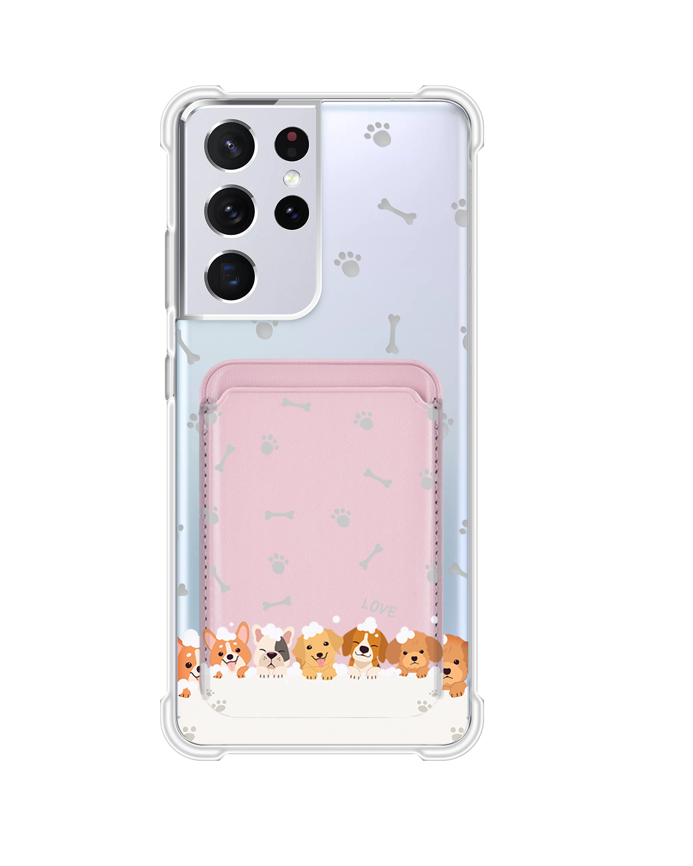 เคสกระเป๋าสตางค์แม่เหล็กสำหรับ Android - Ruff Family 2.0