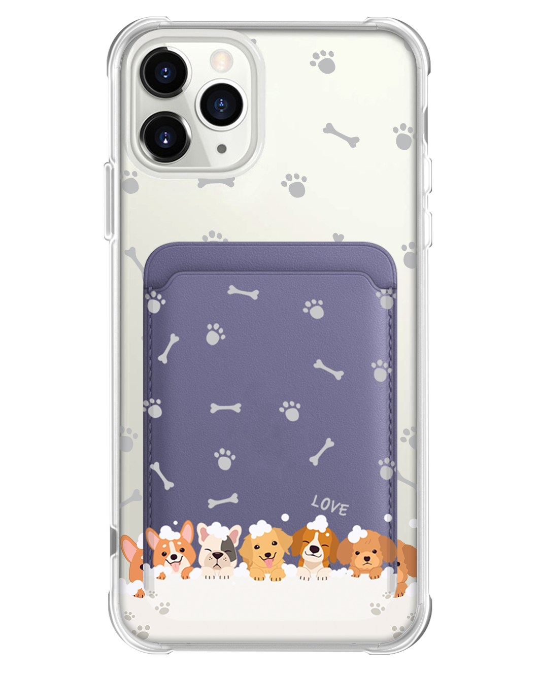 iPhone Magnetic Wallet Case - Ruff Family 2.0