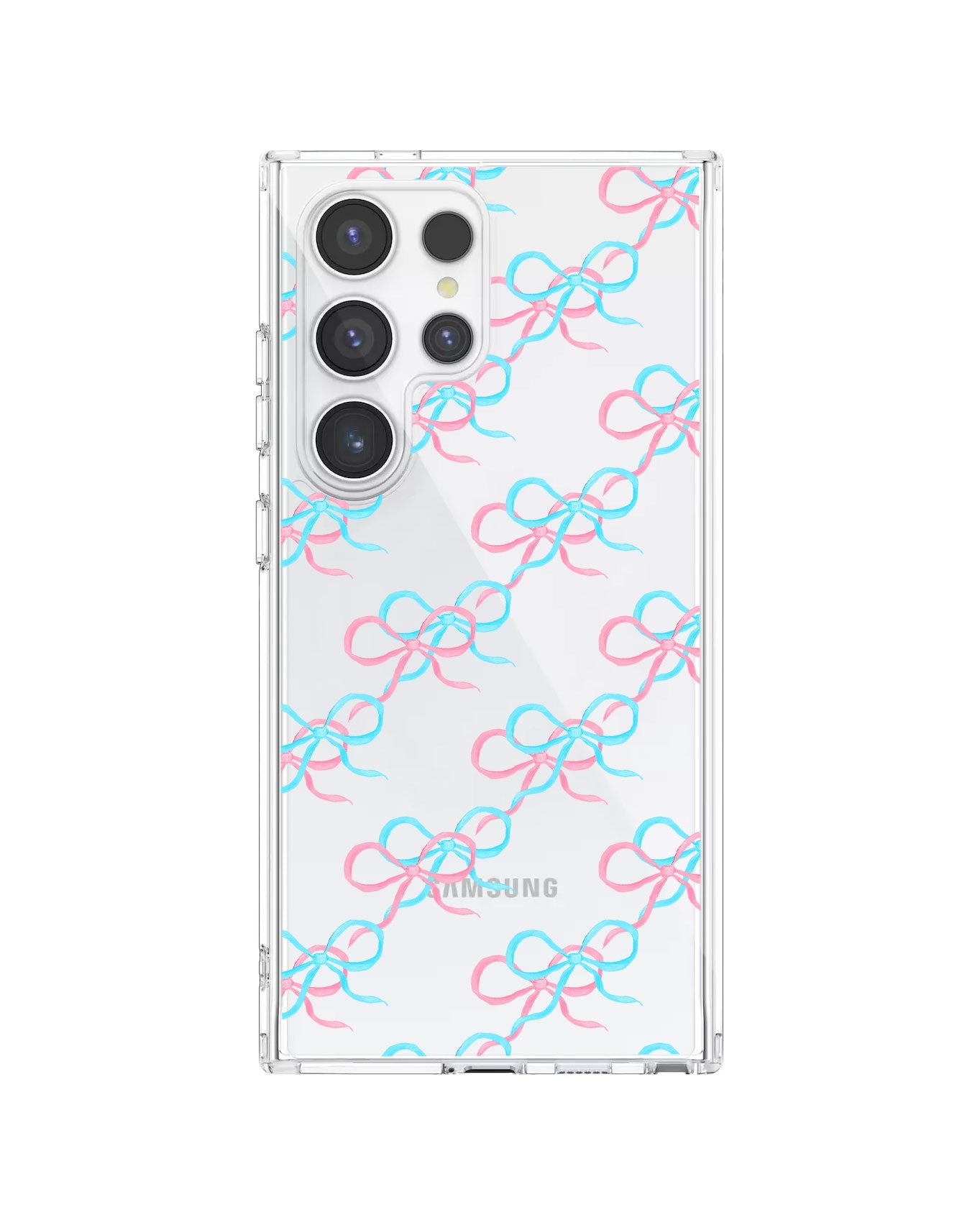 Android Rearguard Hybrid - Coquette Pink & Blue Bow