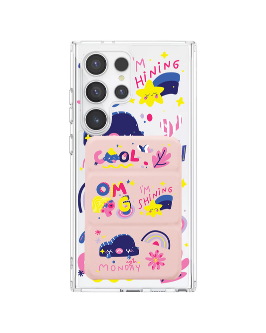 Android Magnetic Trifold Wallet Case - Monday My Day