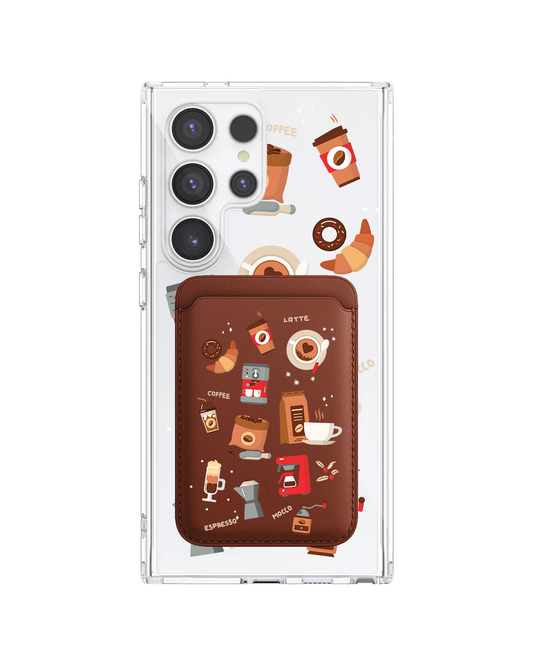 Android Magnetic Wallet Case - Barista