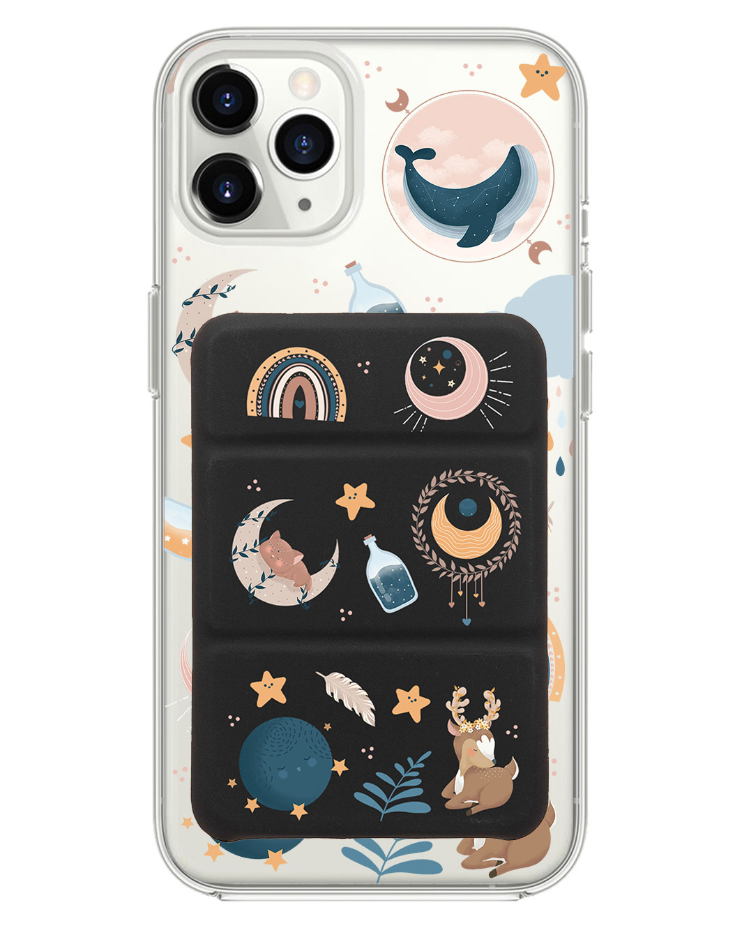 เคสแบบพับสามทบแม่เหล็กสำหรับ iPhone - สไตล์โบฮีเมียน