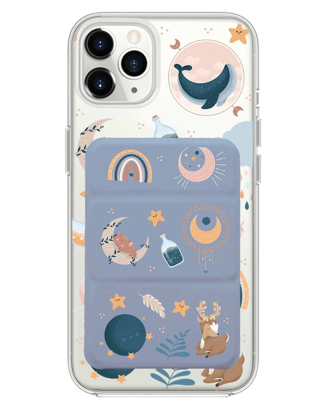 เคสแบบพับสามทบแม่เหล็กสำหรับ iPhone - สไตล์โบฮีเมียน