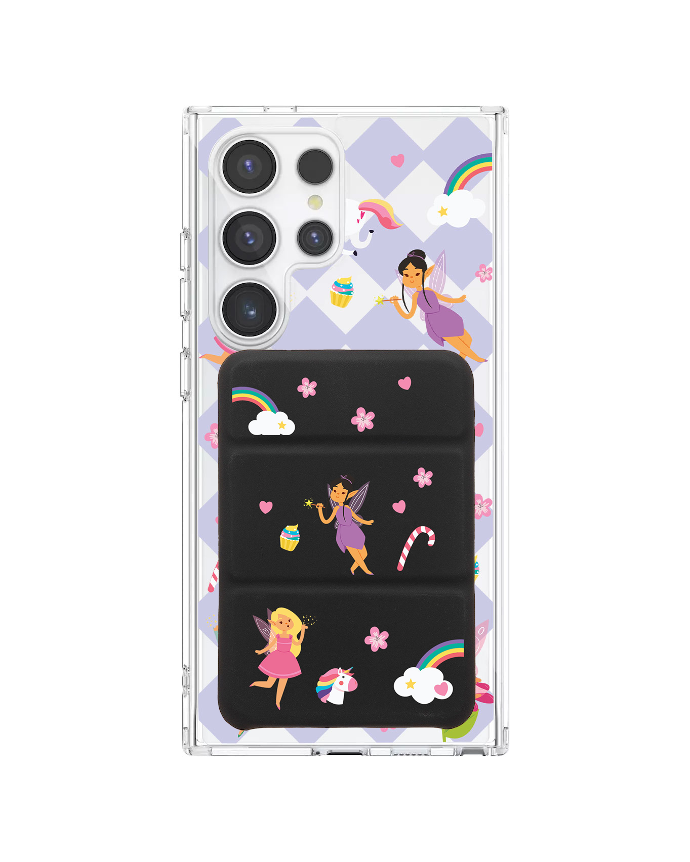 เคสกระเป๋าสตางค์พับสามทบแบบแม่เหล็กสำหรับ Android - Little Fairy