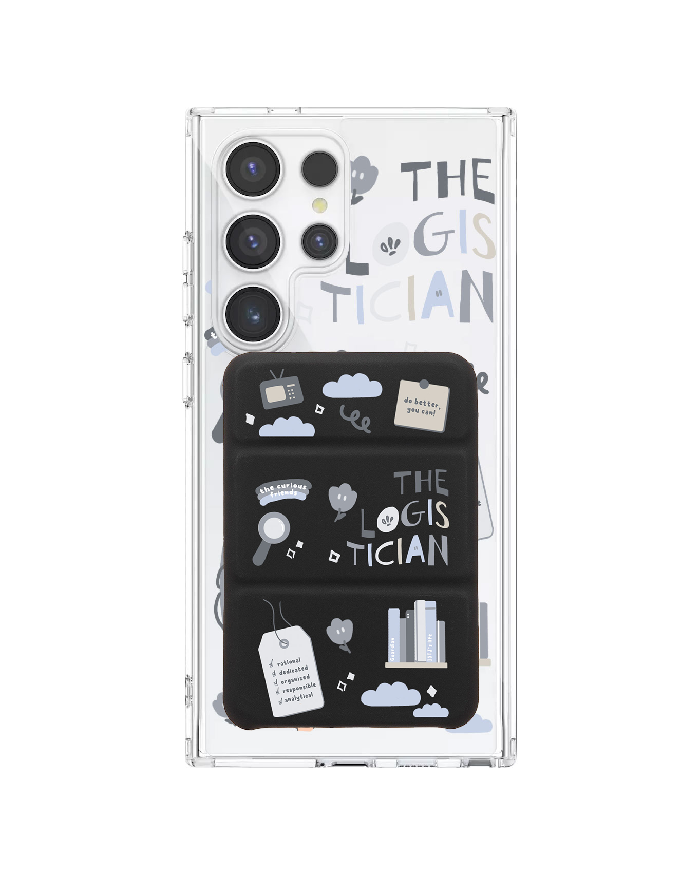 เคสกระเป๋าสตางค์พับสามทบแบบแม่เหล็กสำหรับ Android - ISTJ