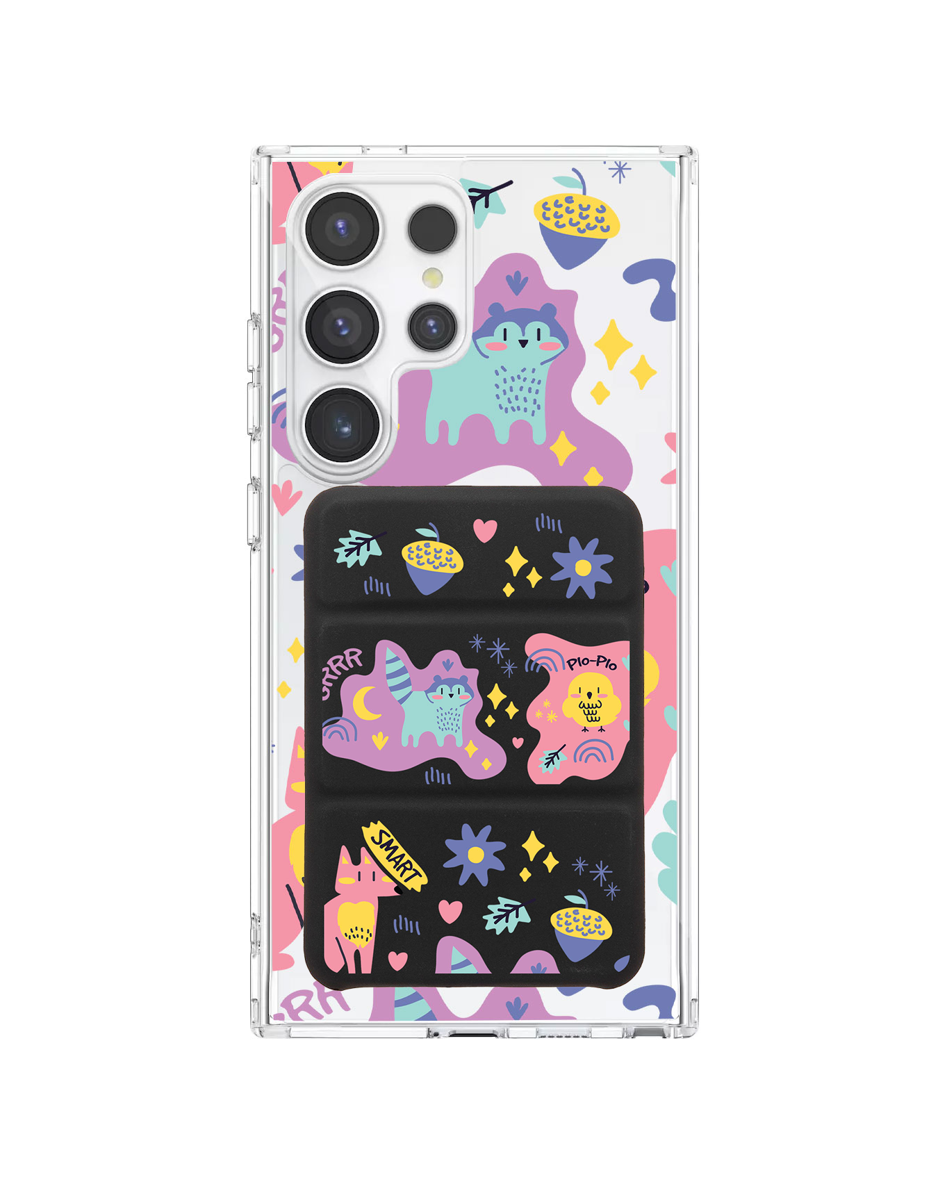 เคสกระเป๋าสตางค์พับสามทบแบบแม่เหล็กสำหรับ Android - Pio & Friends