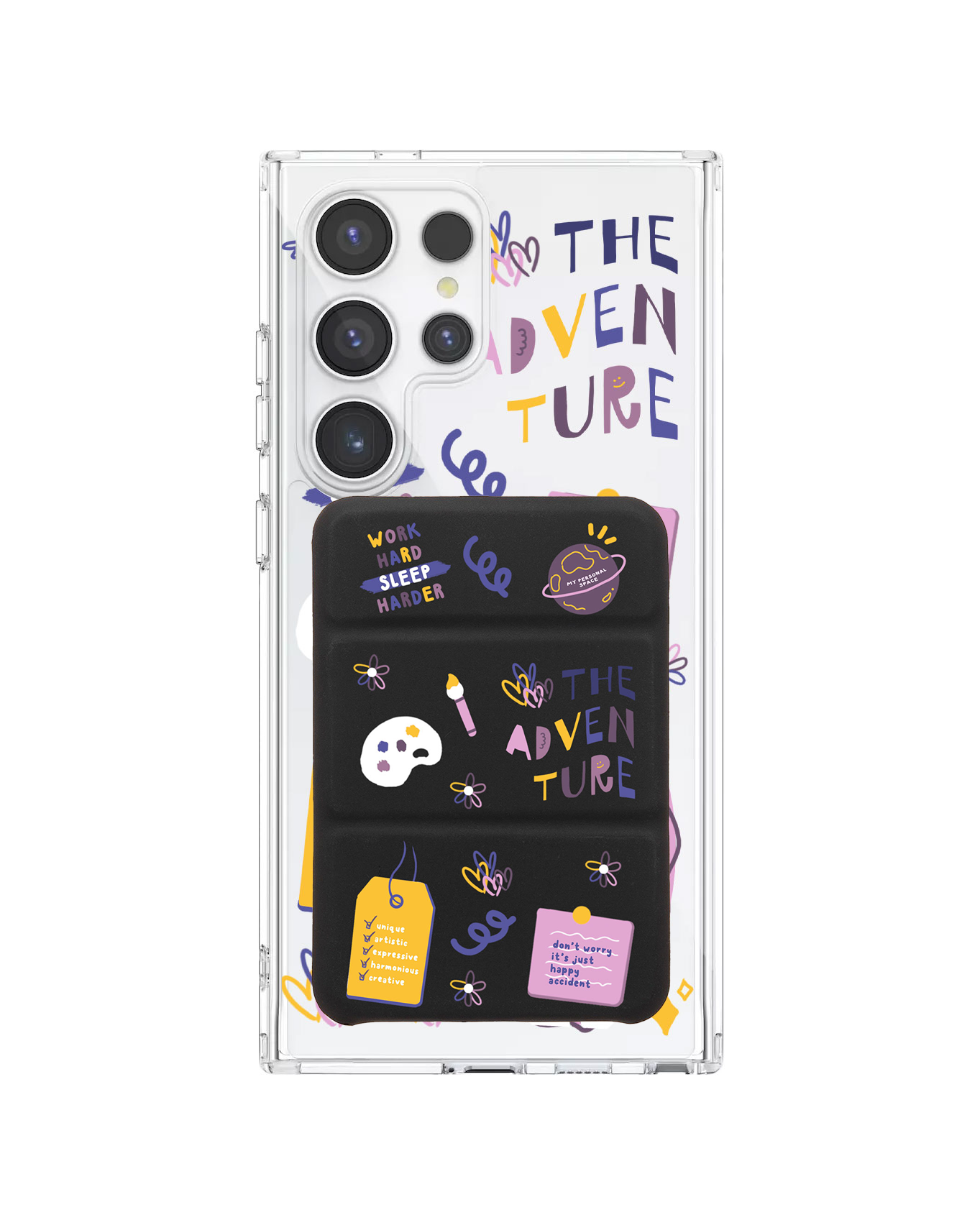 เคสกระเป๋าสตางค์พับสามทบแบบแม่เหล็กสำหรับ Android - ISFP