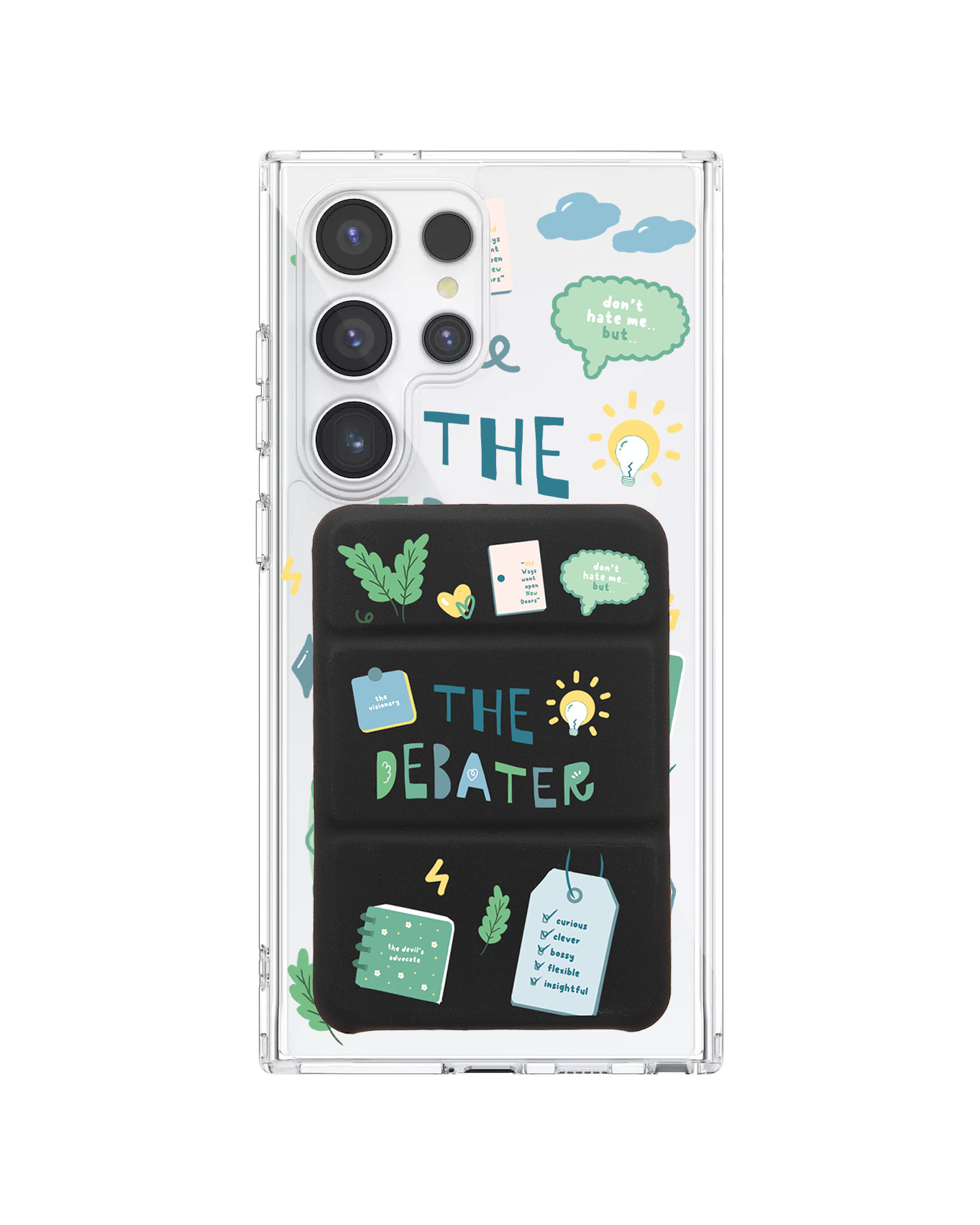 เคสกระเป๋าสตางค์พับสามทบแบบแม่เหล็กสำหรับ Android - ENTP