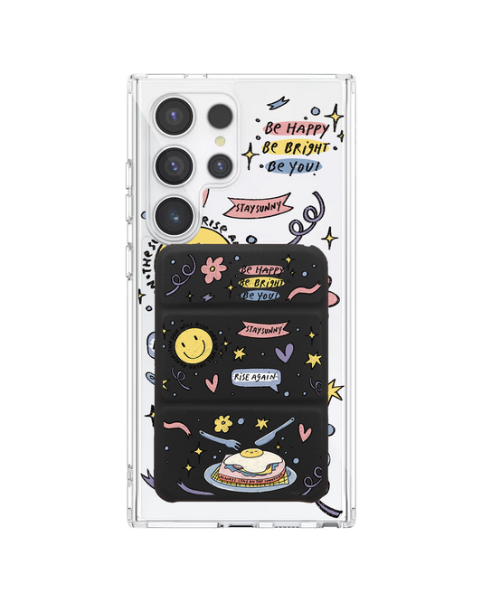 Android Magnetic Trifold Wallet Case - Rise