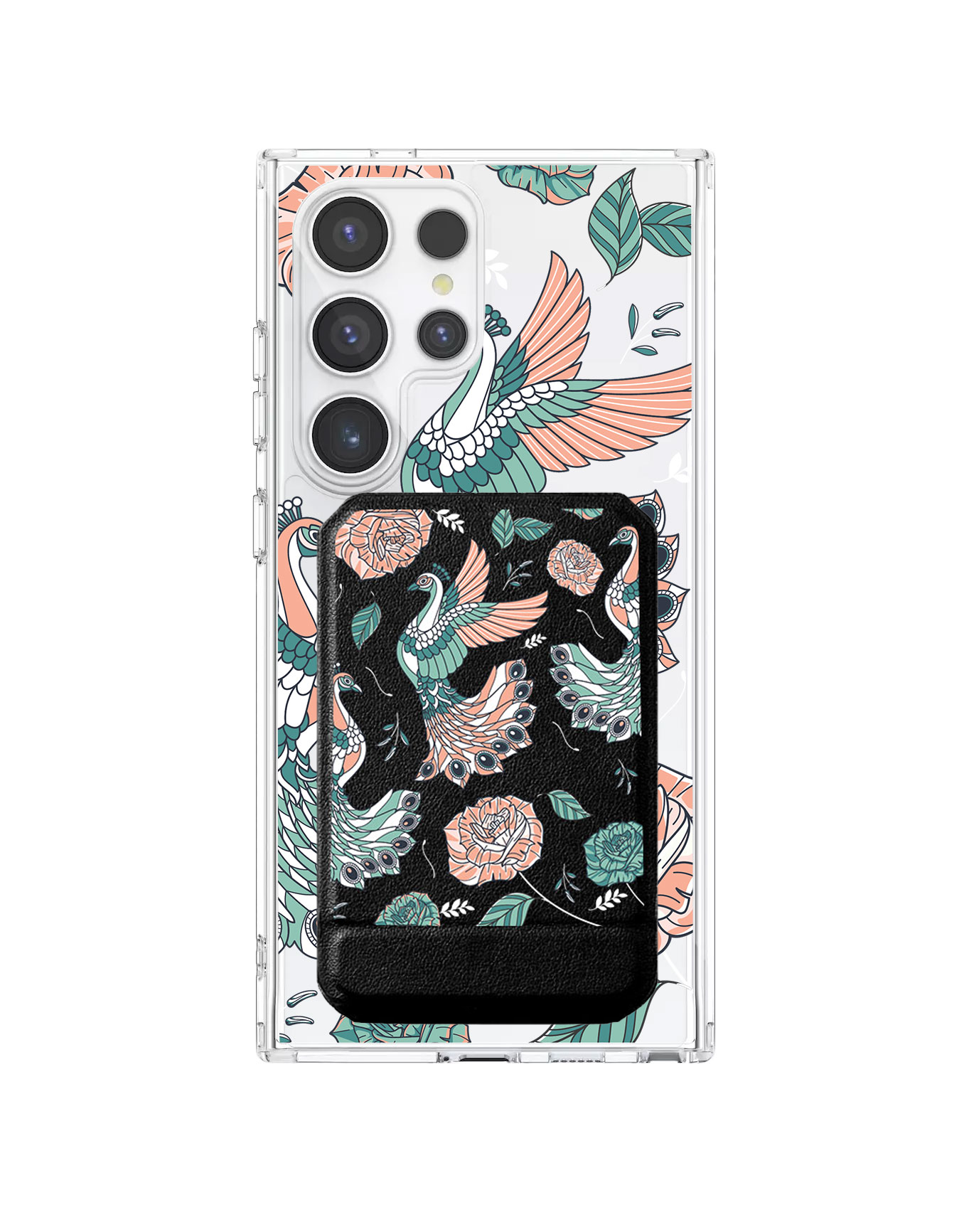 Android Magnetic Multifold Wallet - Bird of Paradise 3.0