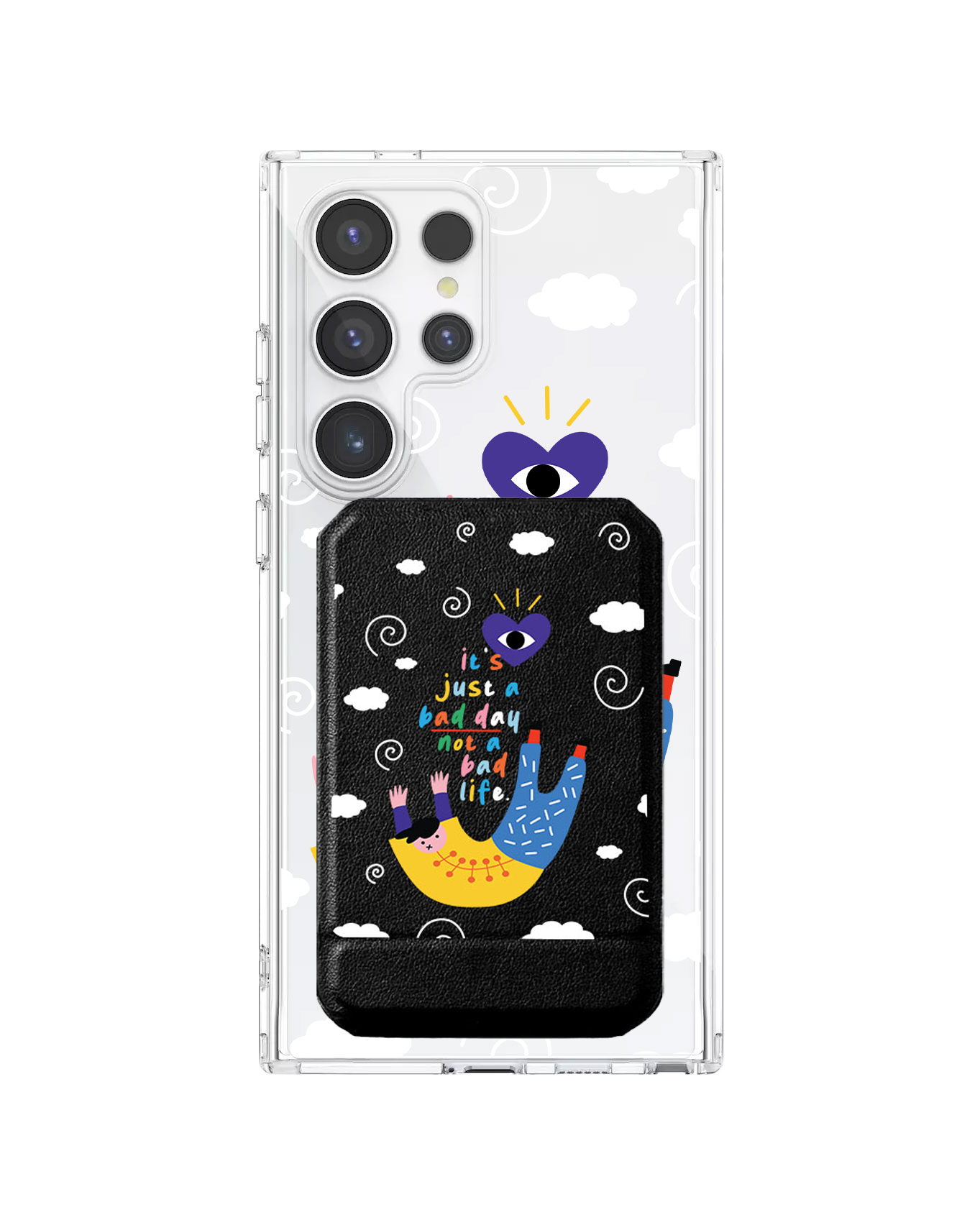 Android Magnetic Multifold Wallet - Bad Day