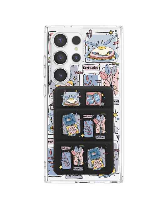 Android Magnetic Trifold Wallet Case - Grow