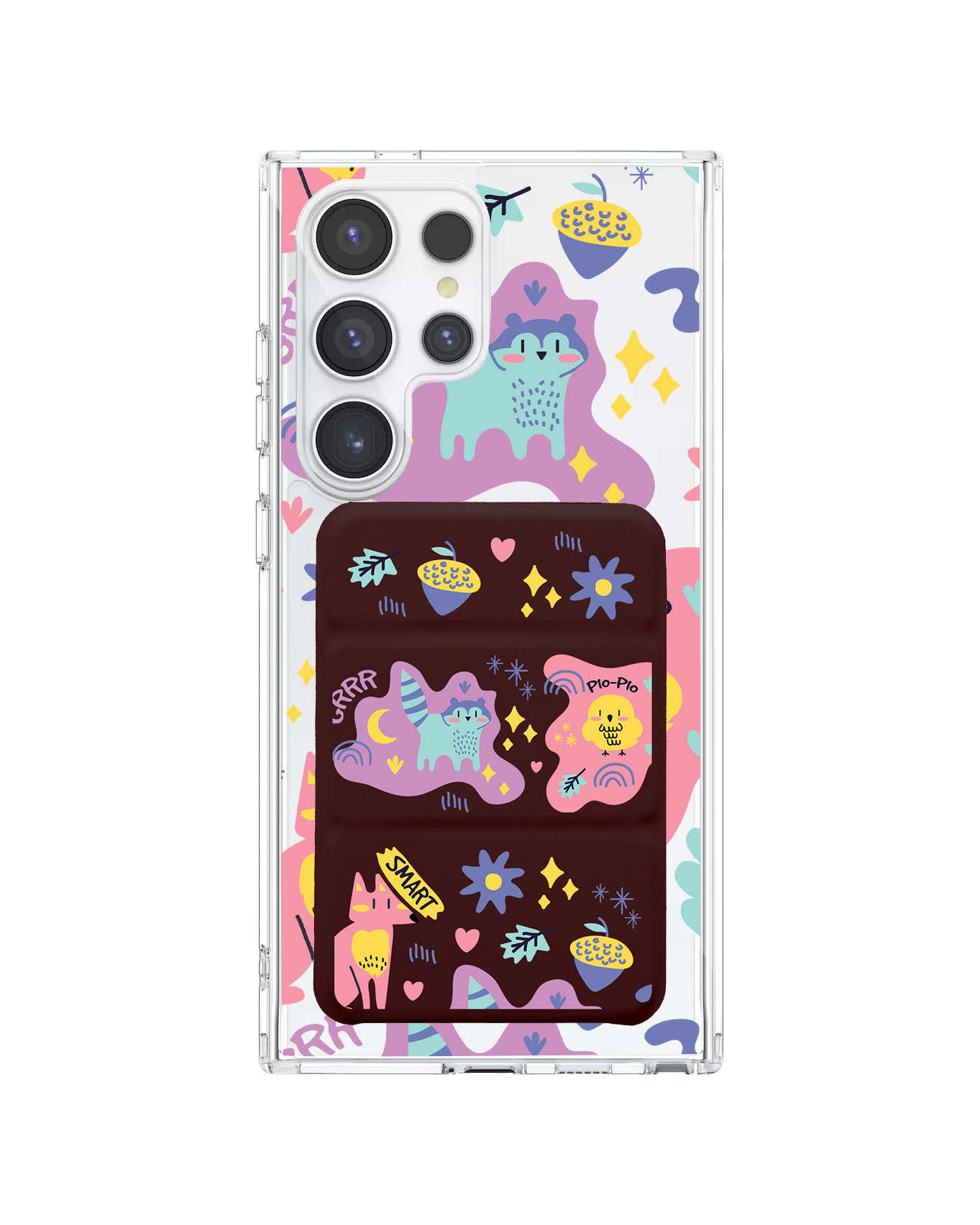 เคสกระเป๋าสตางค์พับสามทบแบบแม่เหล็กสำหรับ Android - Pio & Friends