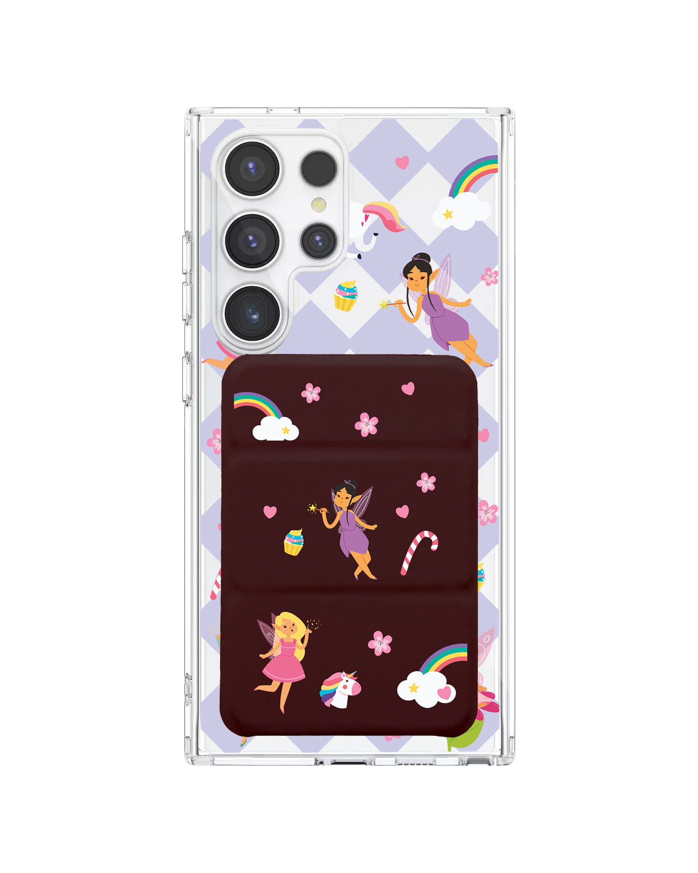 เคสกระเป๋าสตางค์พับสามทบแบบแม่เหล็กสำหรับ Android - Little Fairy