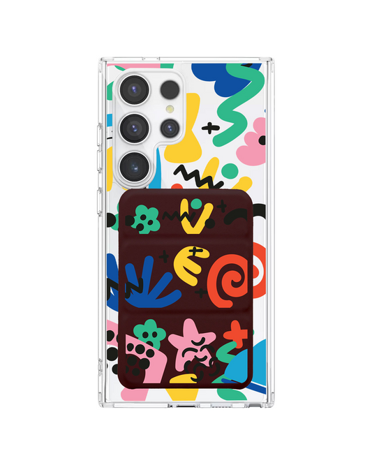 Android Magnetic Trifold Wallet Case - Celestial 2.0