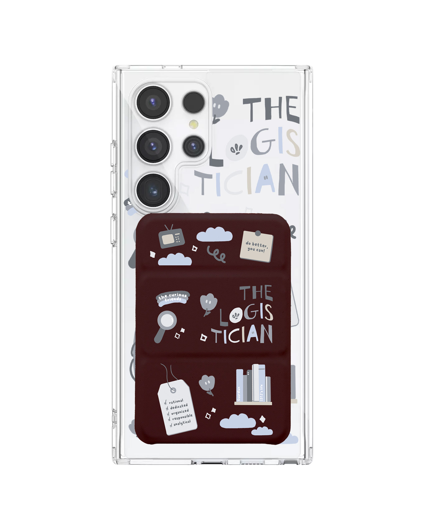 เคสกระเป๋าสตางค์พับสามทบแบบแม่เหล็กสำหรับ Android - ISTJ
