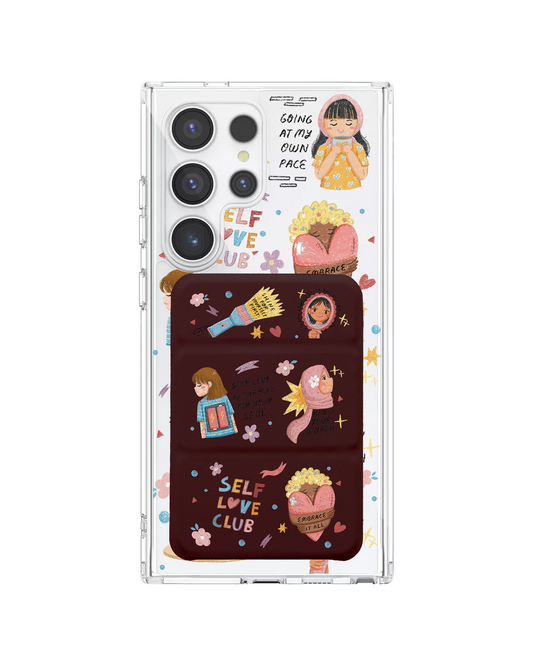 Android Magnetic Trifold Wallet Case - Self Love Club