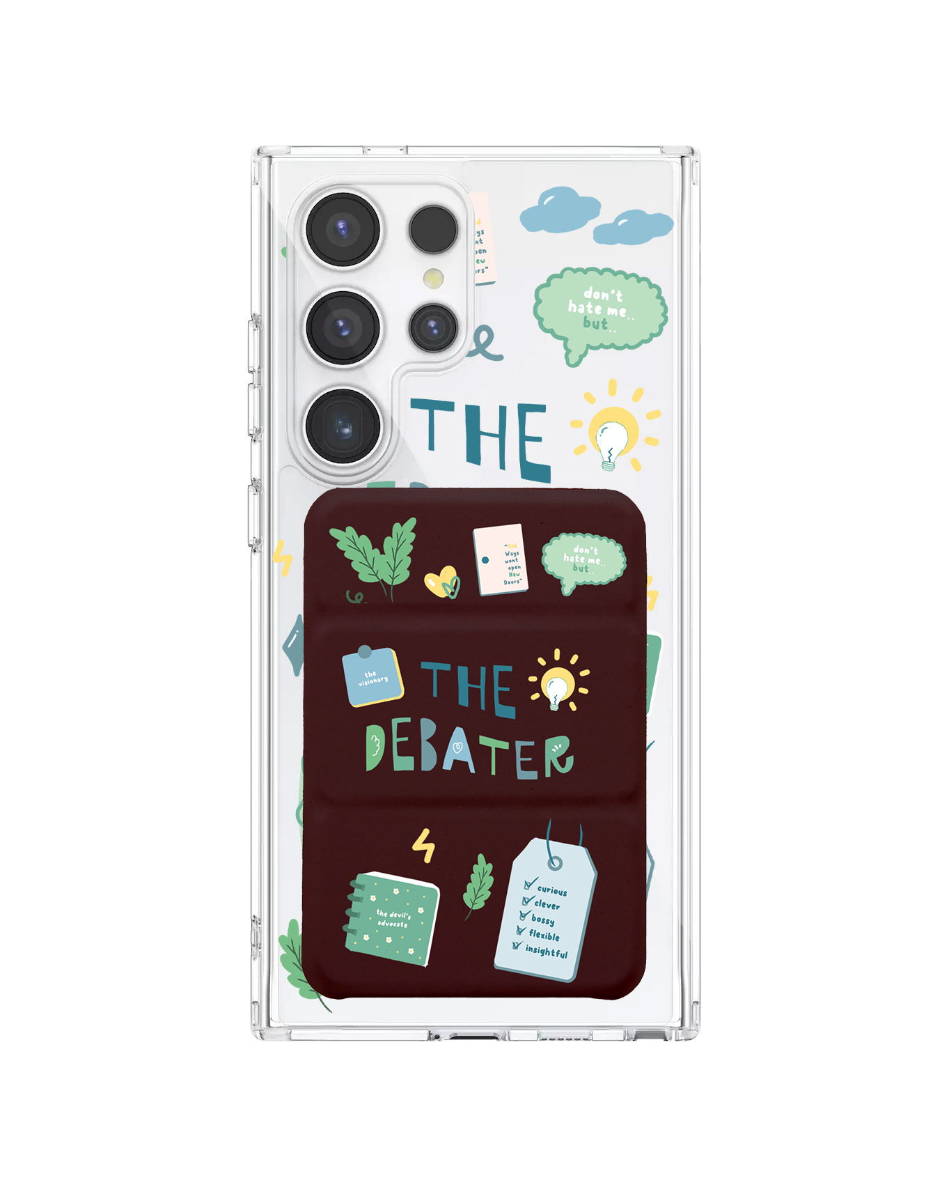 เคสกระเป๋าสตางค์พับสามทบแบบแม่เหล็กสำหรับ Android - ENTP