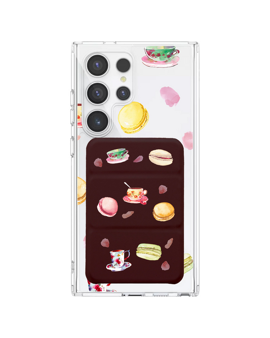 Android Magnetic Trifold Wallet Case - Macarons