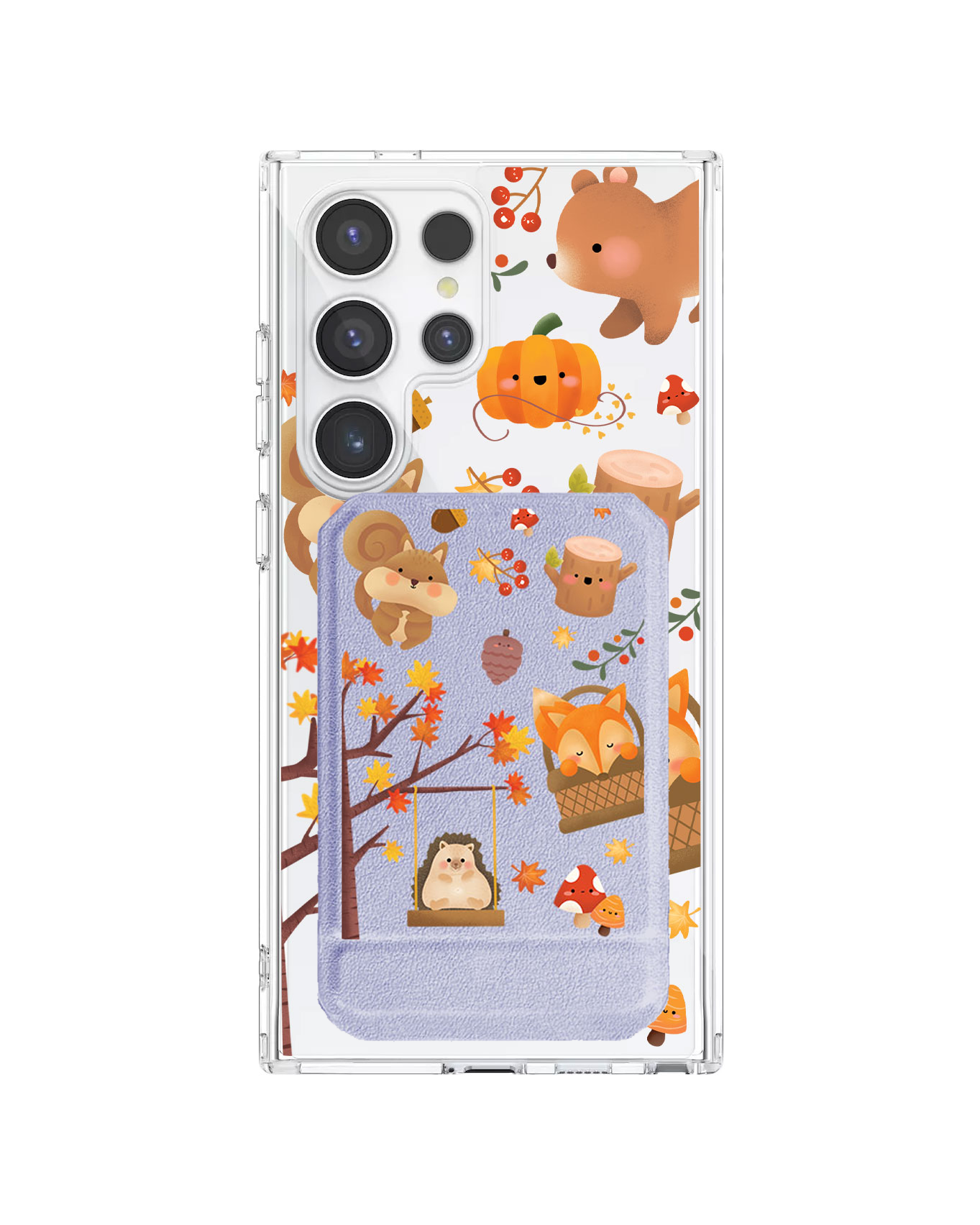 Android Magnetic Multifold Wallet - Autumn