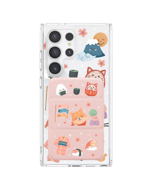 Android Magnetic Trifold Wallet Case - Japan