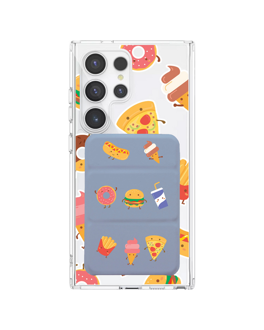 Android Magnetic Trifold Wallet Case - Fast Foodies