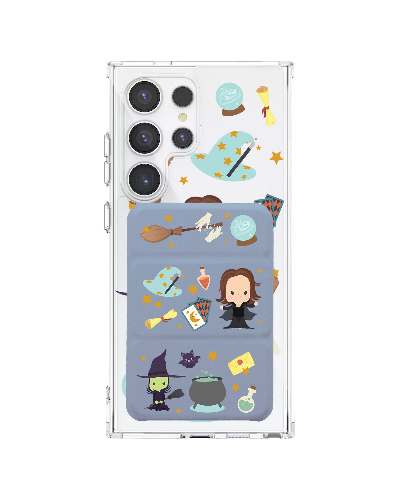 เคสกระเป๋าสตางค์พับสามทบแบบแม่เหล็กสำหรับ Android - Little Hogwarts